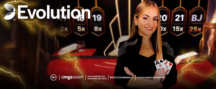 screenshot evolution lightning blackjack