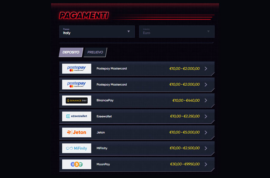pagamenti quickwin