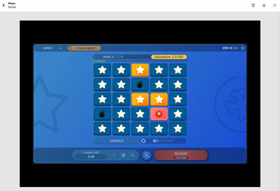 screenshot mini giochi sg casino