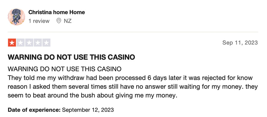 screenshot recensione sg casino