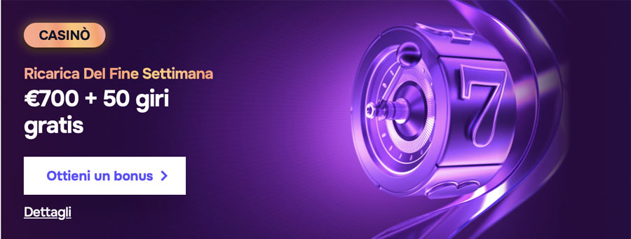 screenshot settimanale bonus sg casino