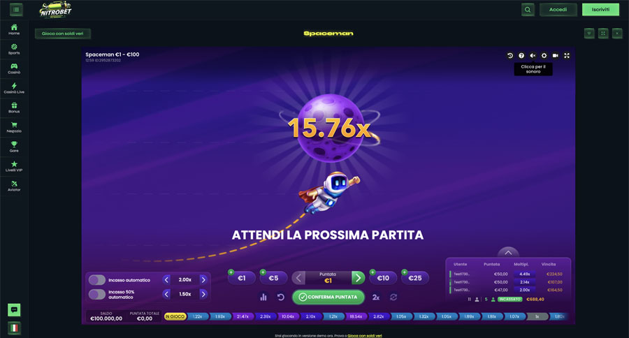 altri giochi nitrobet