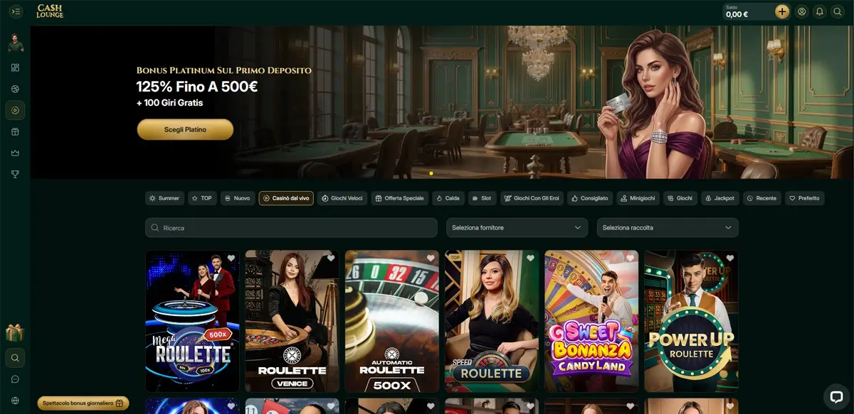 casinò live cash lounge casino