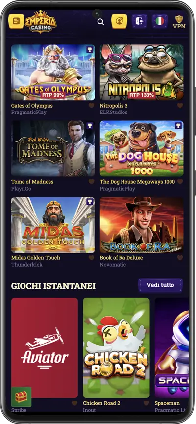 casino mobile non aams emepria casino