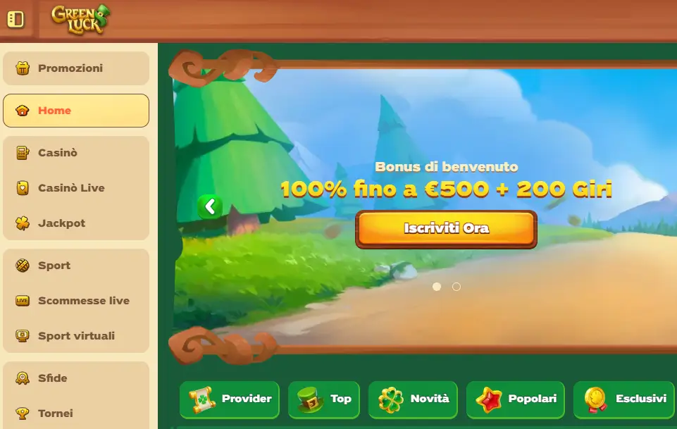 casino non aams sicuri green luck