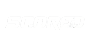 scored logo bianco