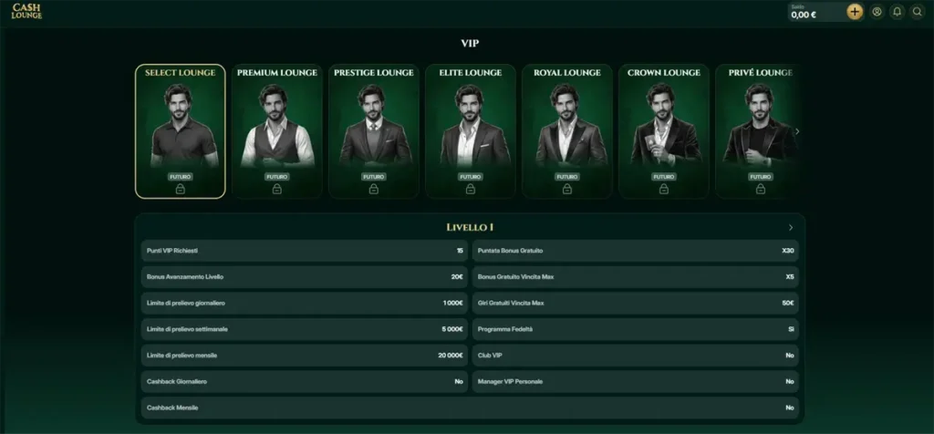 vip cash lounge casino