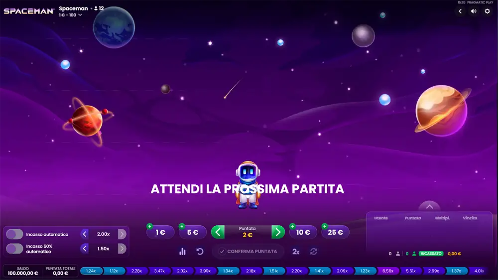 spaceman crash game